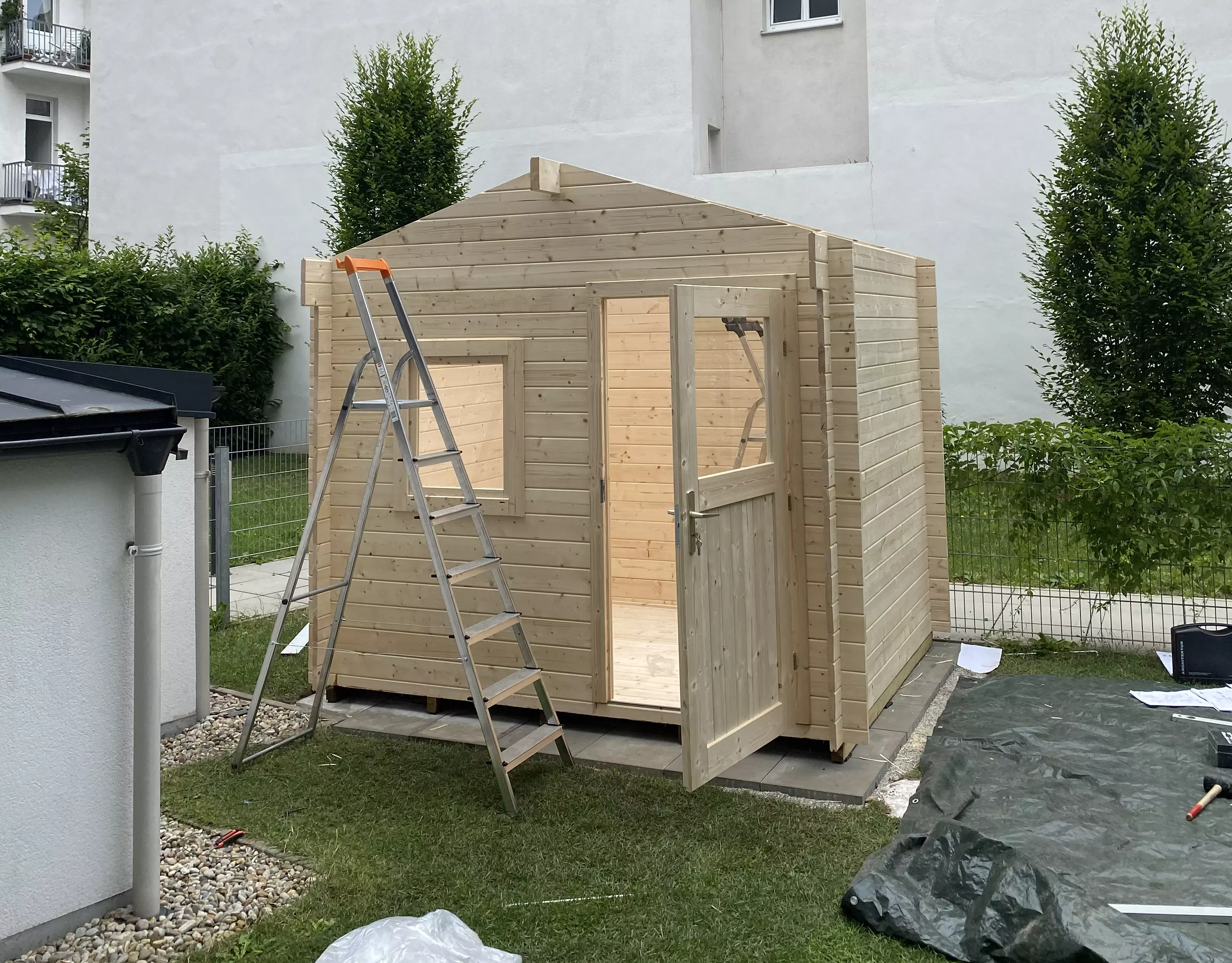 Gartenhaus aus Holz, 1030 Bezirk, Wien, Terrassengestaltung Gartentechnik - volskyi-garden.at