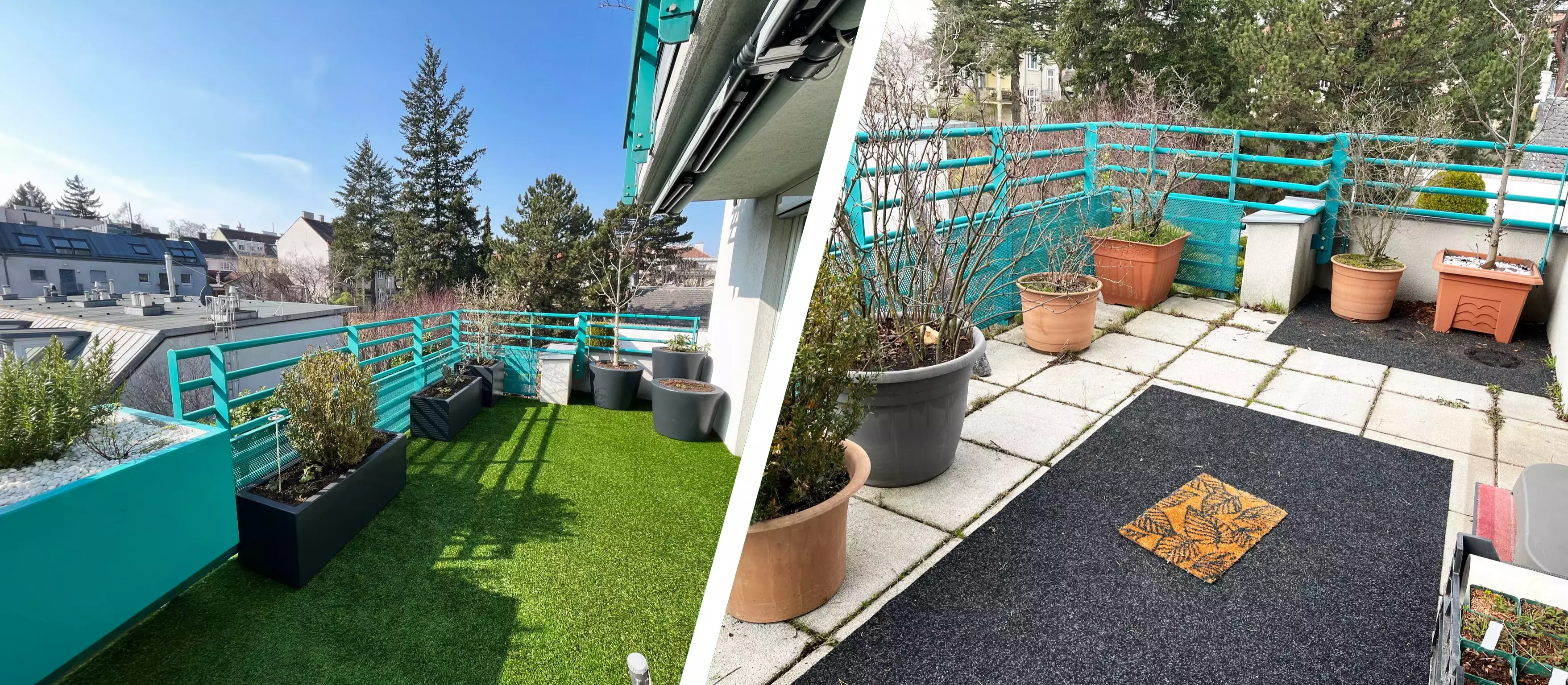 Künstlicher Rasen pflegeleichte Gärten oder Terrasse